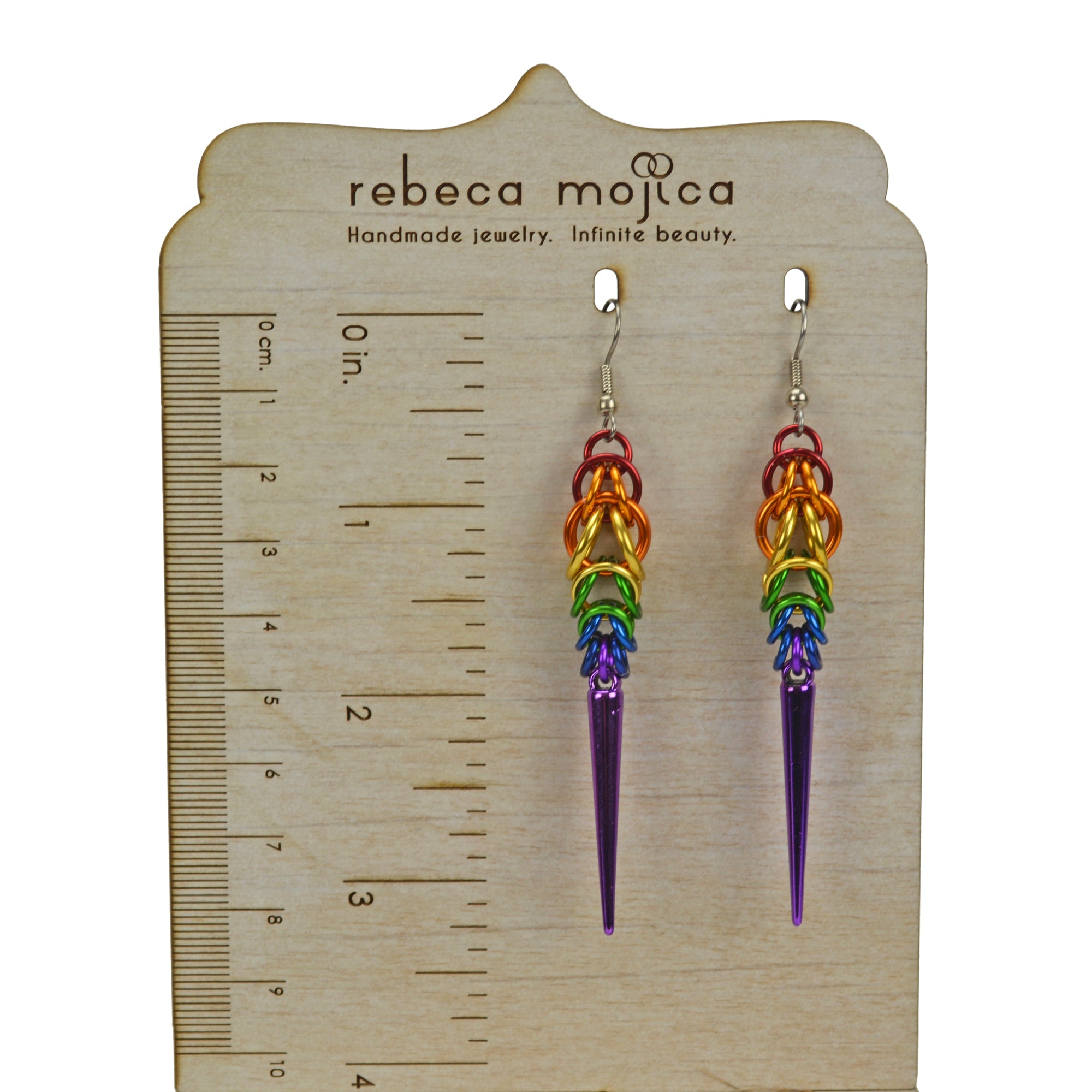 LGBTQ Rainbow Pride - Spike Earrings