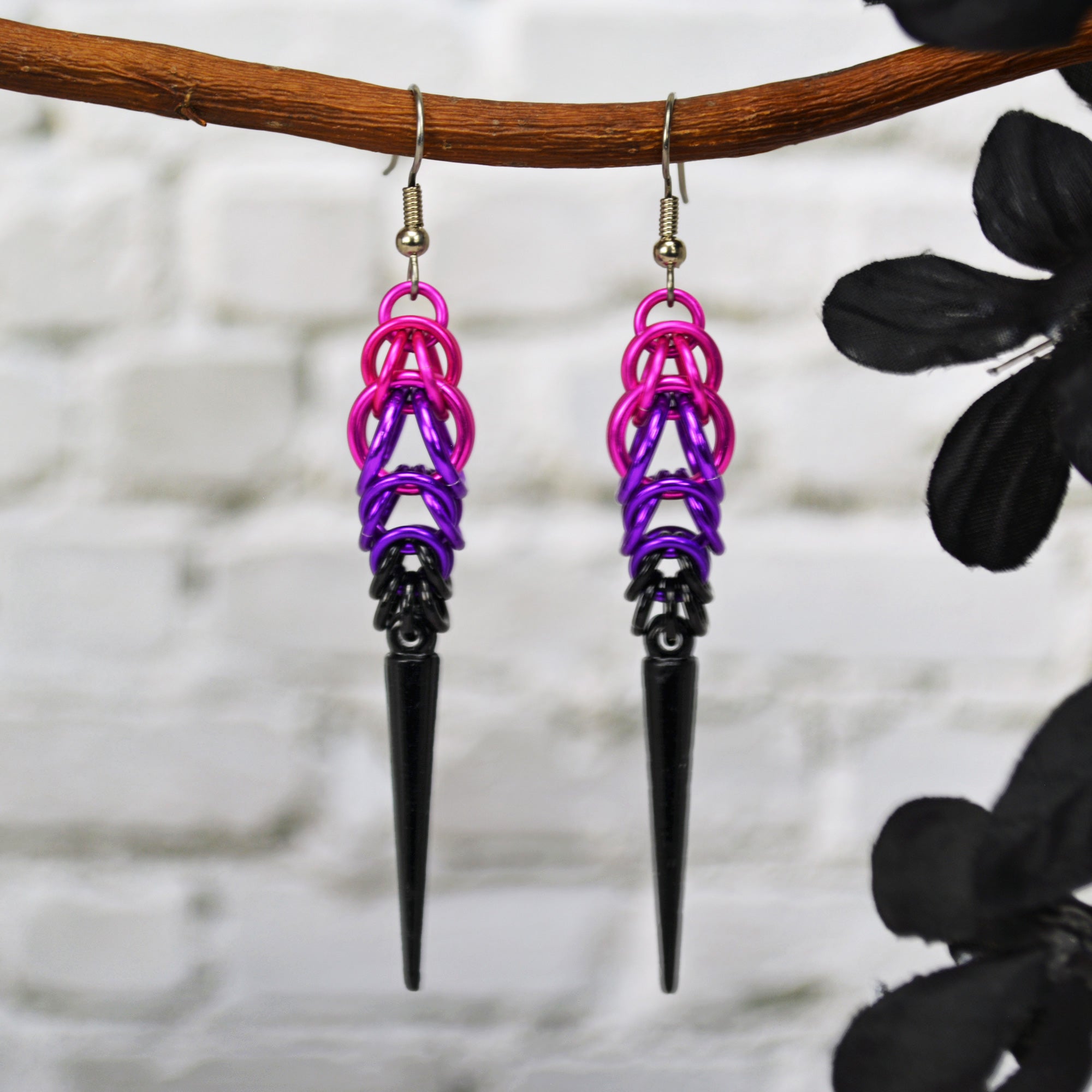 Spike Earrings - Rocker Chic – Rebeca Mojica Jewelry