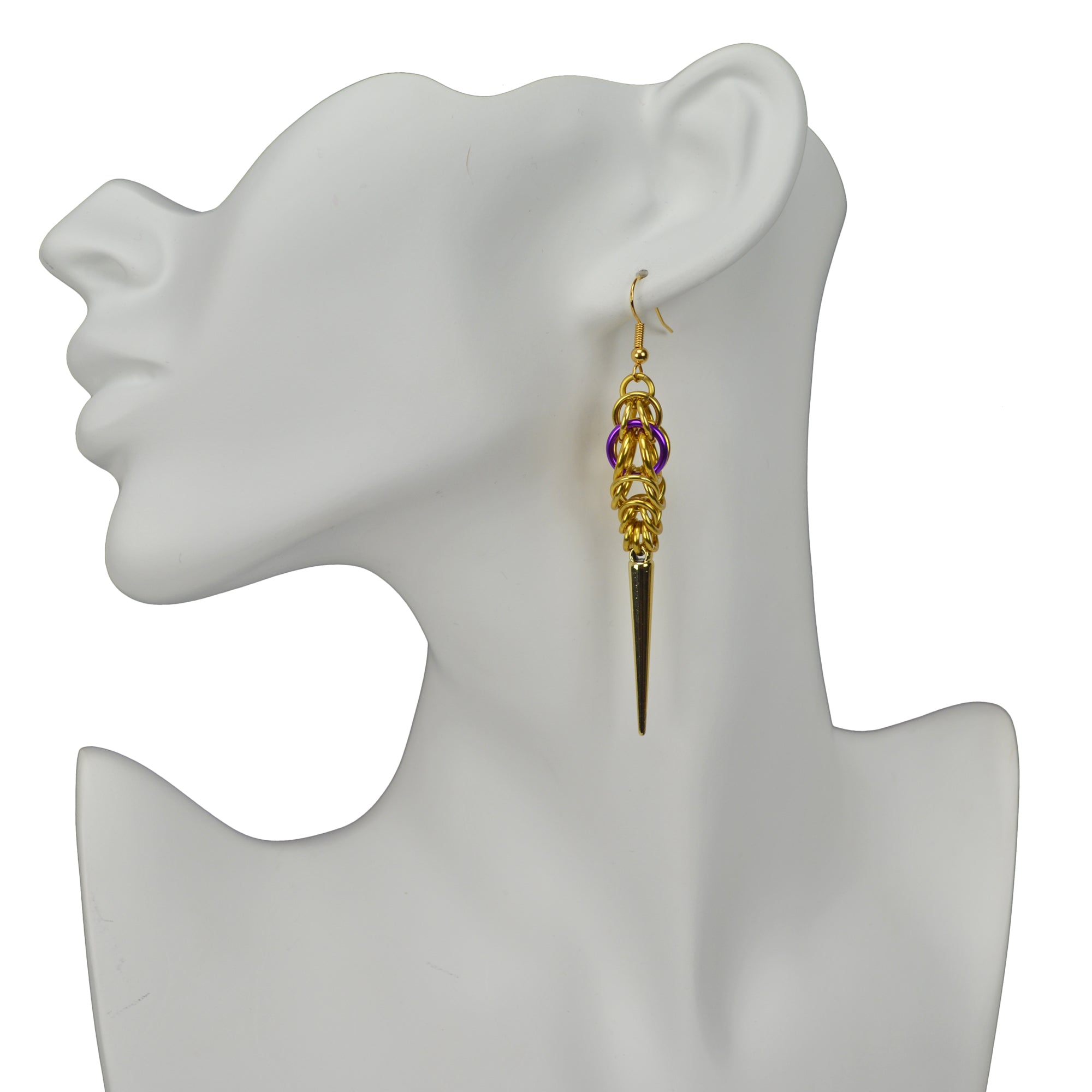 Intersex Pride - Spike Earrings