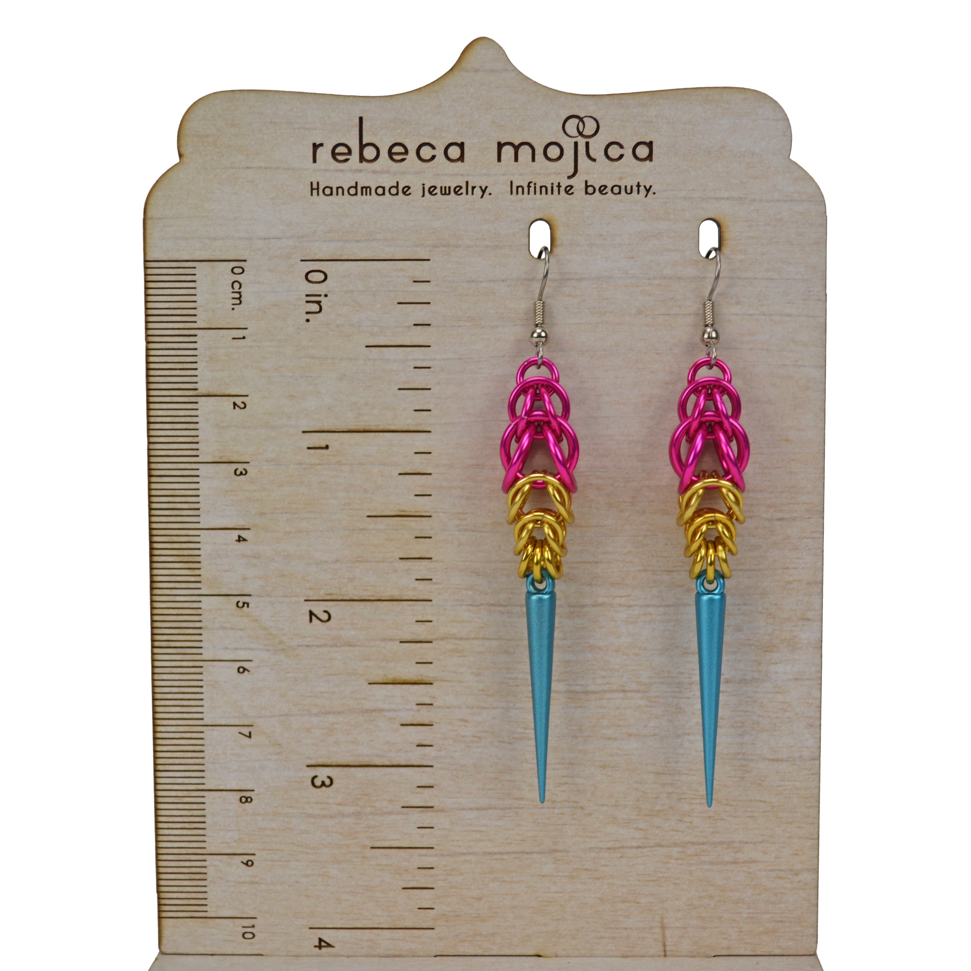 Pansexual Pride - Spike Earrings