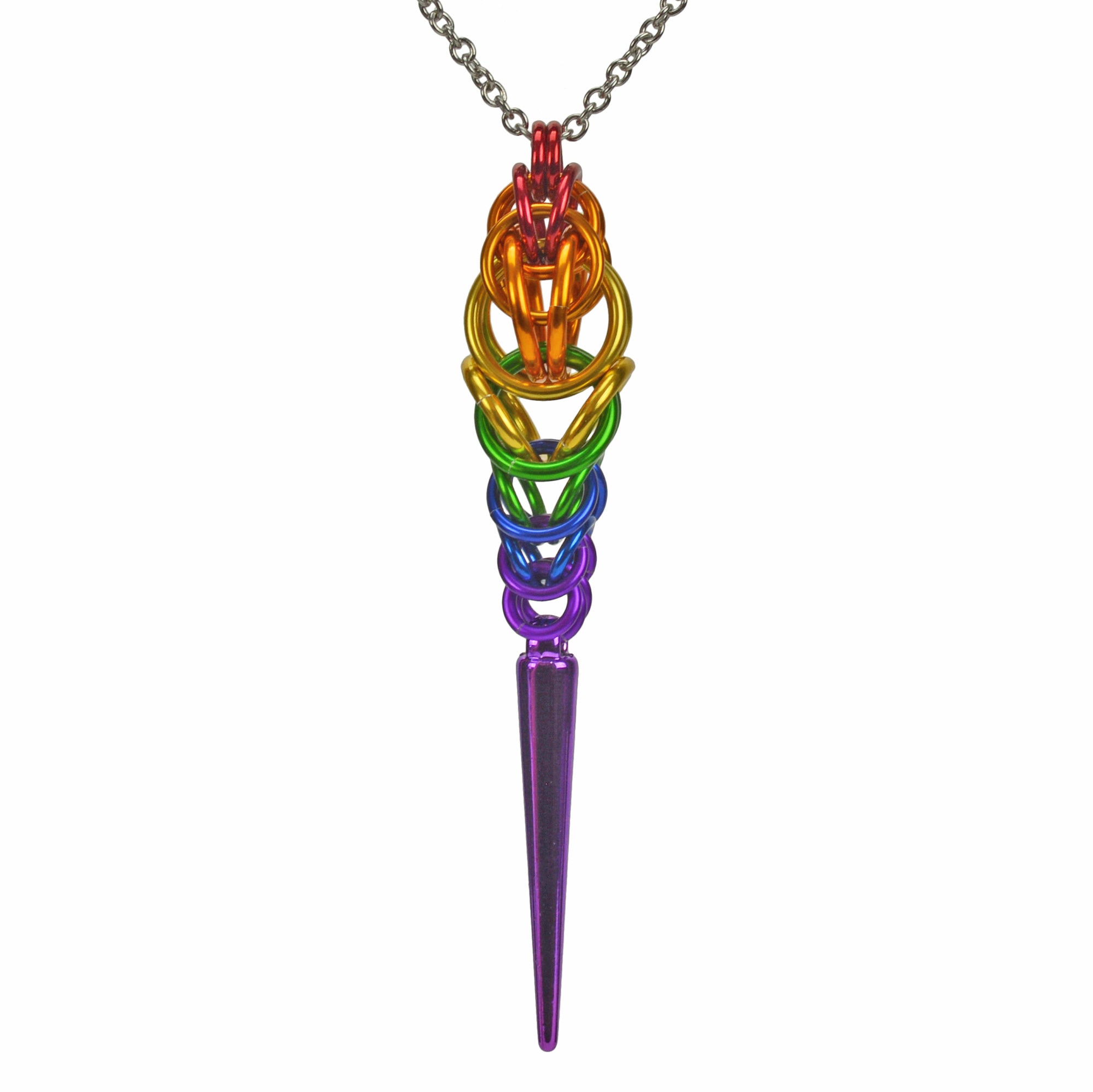 Rainbow Pride - Spike Pendant