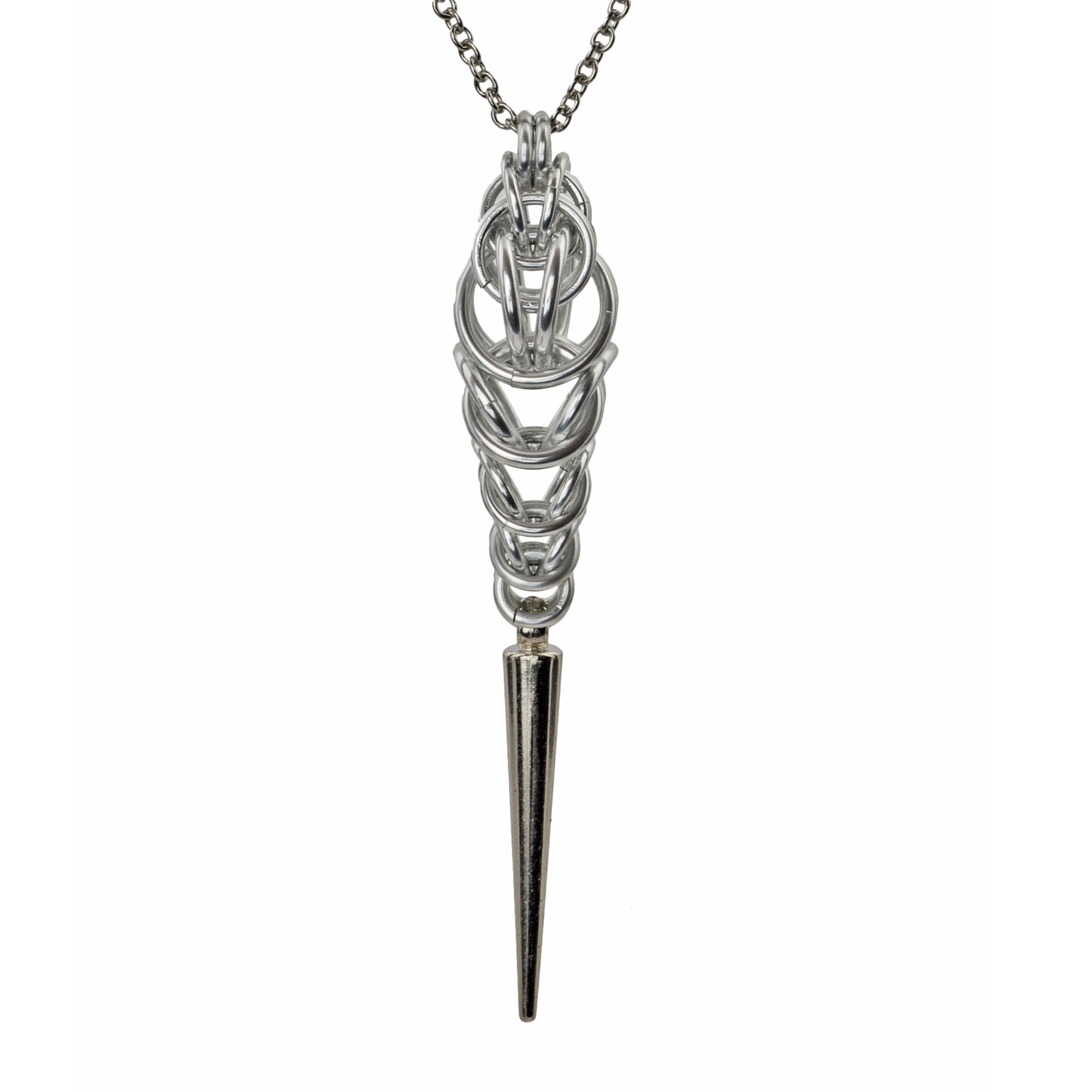 Spike Pendant - Silver