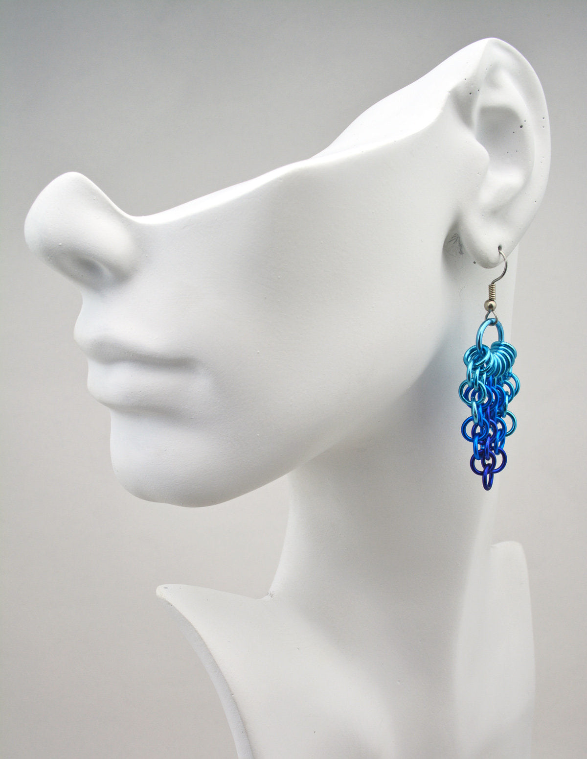 Cluster Earrings - Chicago Blues
