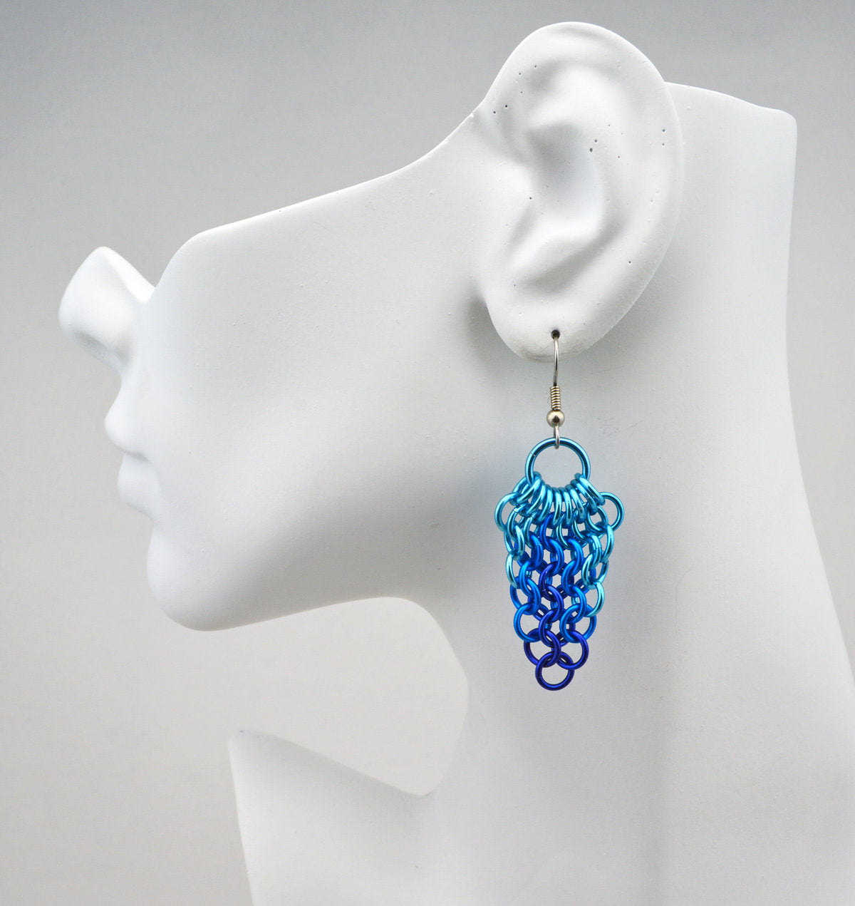 Cluster Earrings - Chicago Blues