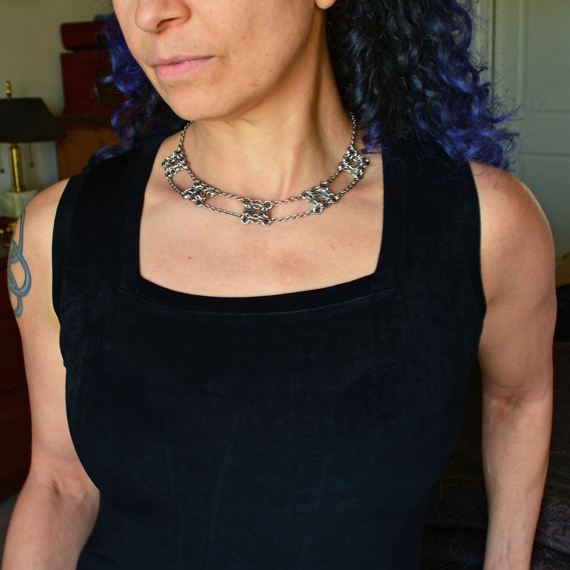 Celtic Filigree Collar Necklace