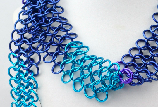 Narrow Scarf - Water