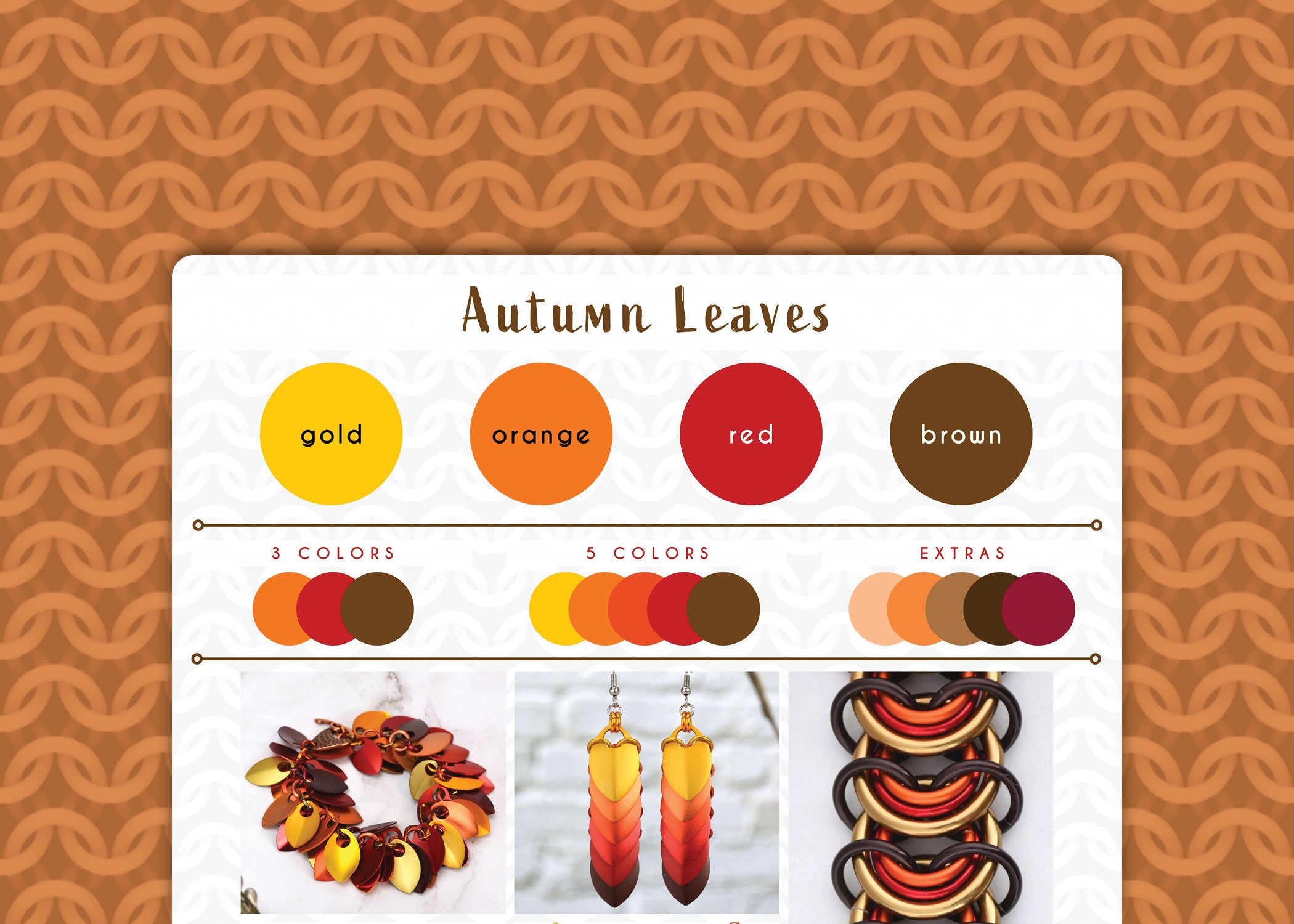 Autumn Leaves - Jewelry Color Palette