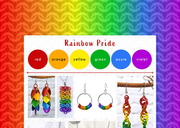 Rainbow Pride Color Palette - The Classic LGBTQ Pride Flag