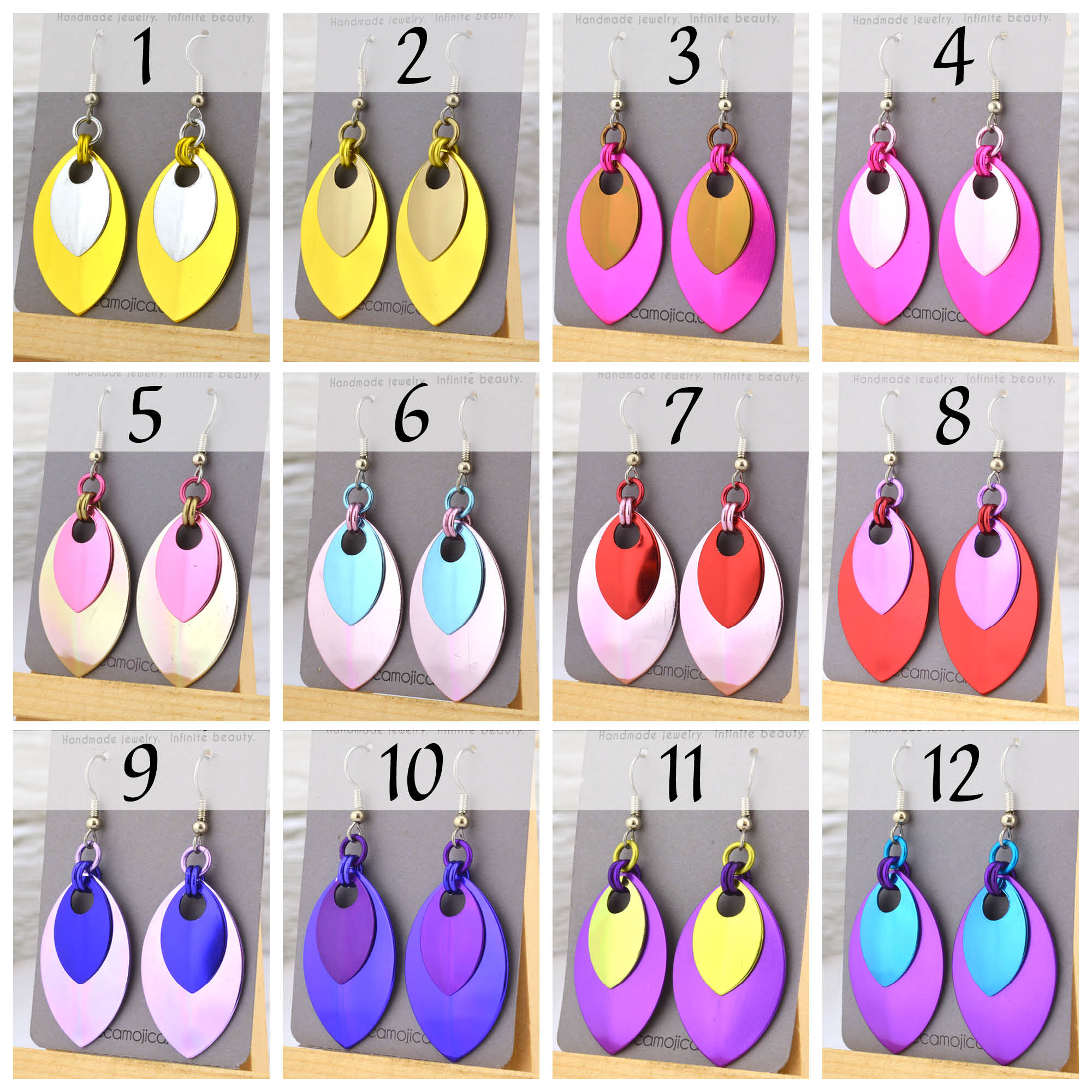 OVERSTOCK SALE: Double Leaf Earrings