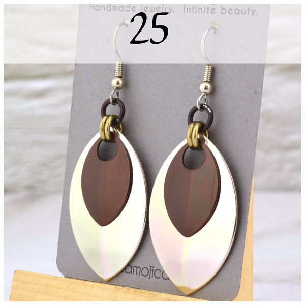 OVERSTOCK SALE: Double Leaf Earrings