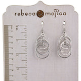 RESERVED: Intertwined Hoops - Champagne color