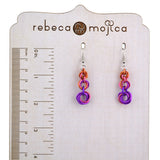 Knotted Graduated Earrings - Pink Sunrise