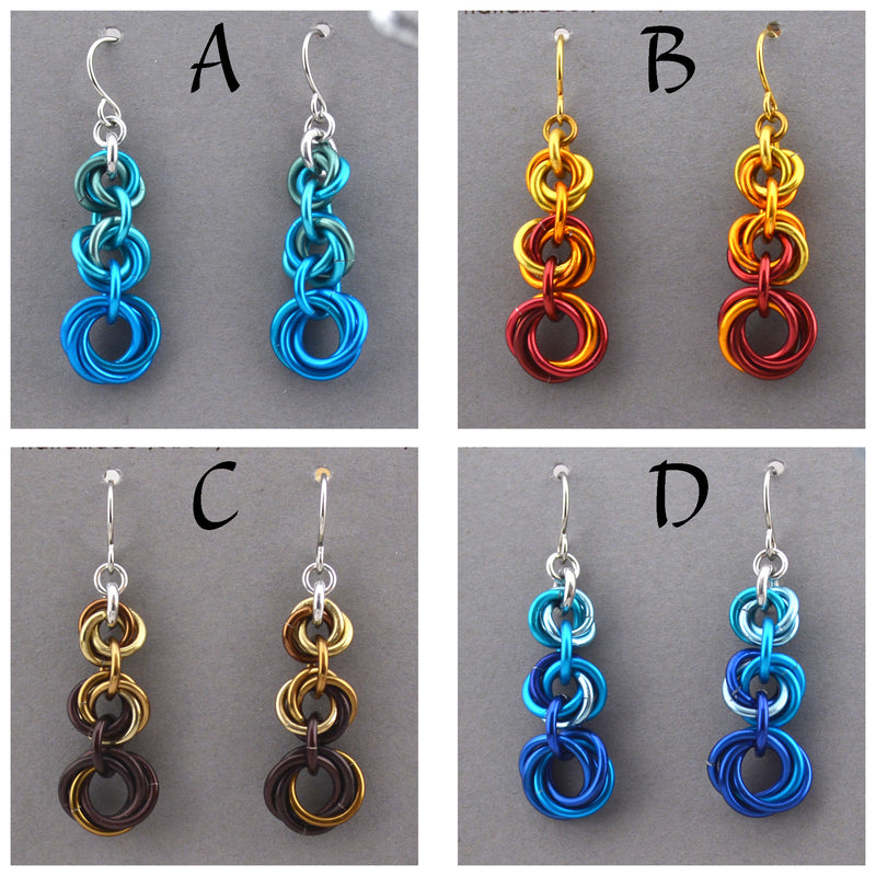 Mini Graduated Earrings - SPECIAL SALE