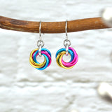 Pansexual Pride - Mini Knot Earring