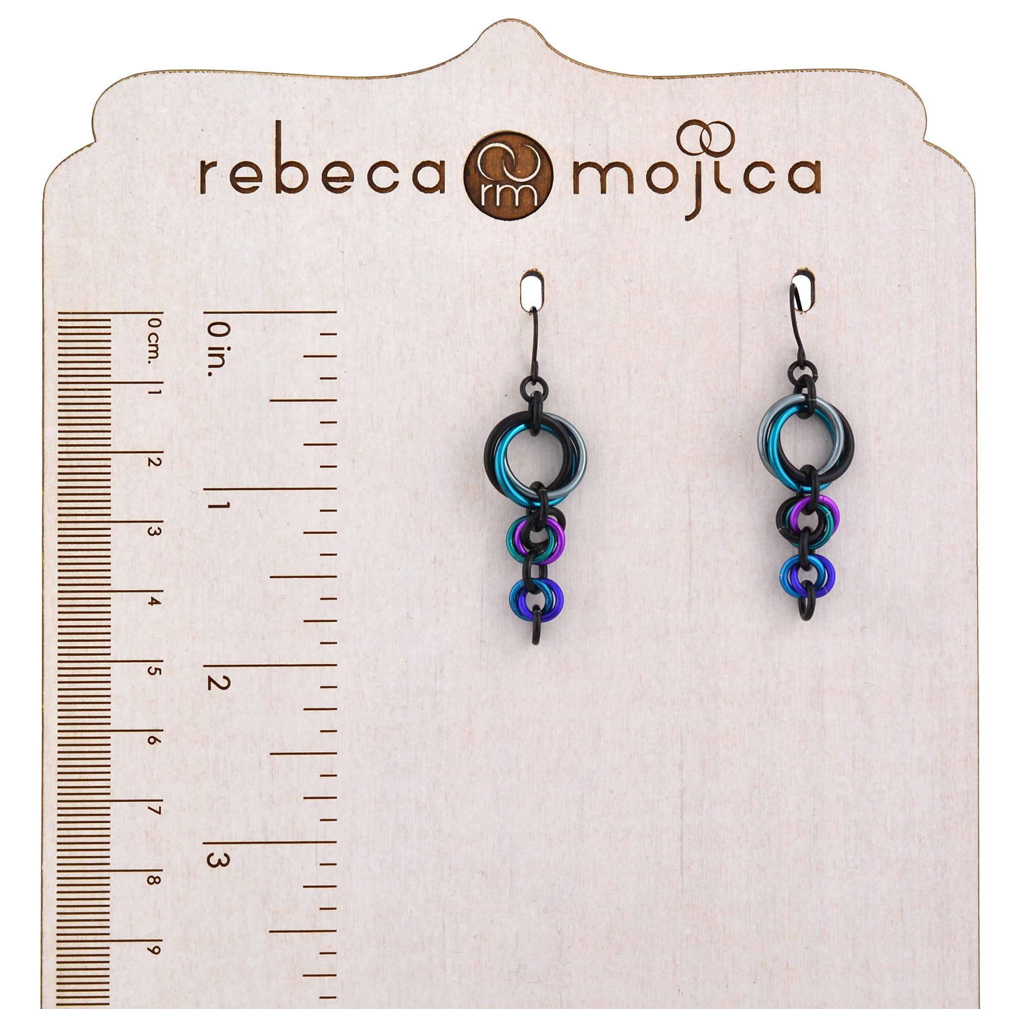 Comet Earrings - Dark Mermaid
