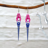 Bisexual Pride - Spike Earrings