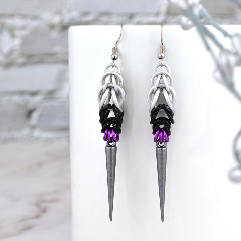 Pride Spike Earrings - Choose Your Flag