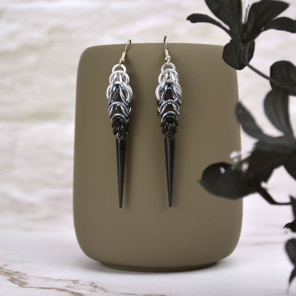 Spike Earrings - Industrial