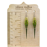 Spike Earrings - Olive Ombre