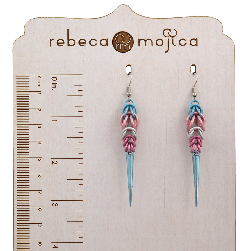 Transgender Pride - Spike Earrings