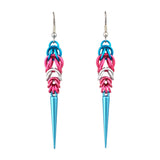 Transgender Pride - Spike Earrings