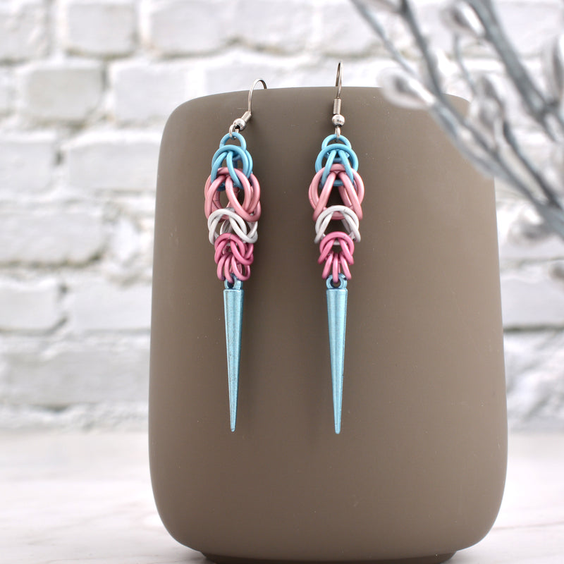 Pride Spike Earrings - Choose Your Flag