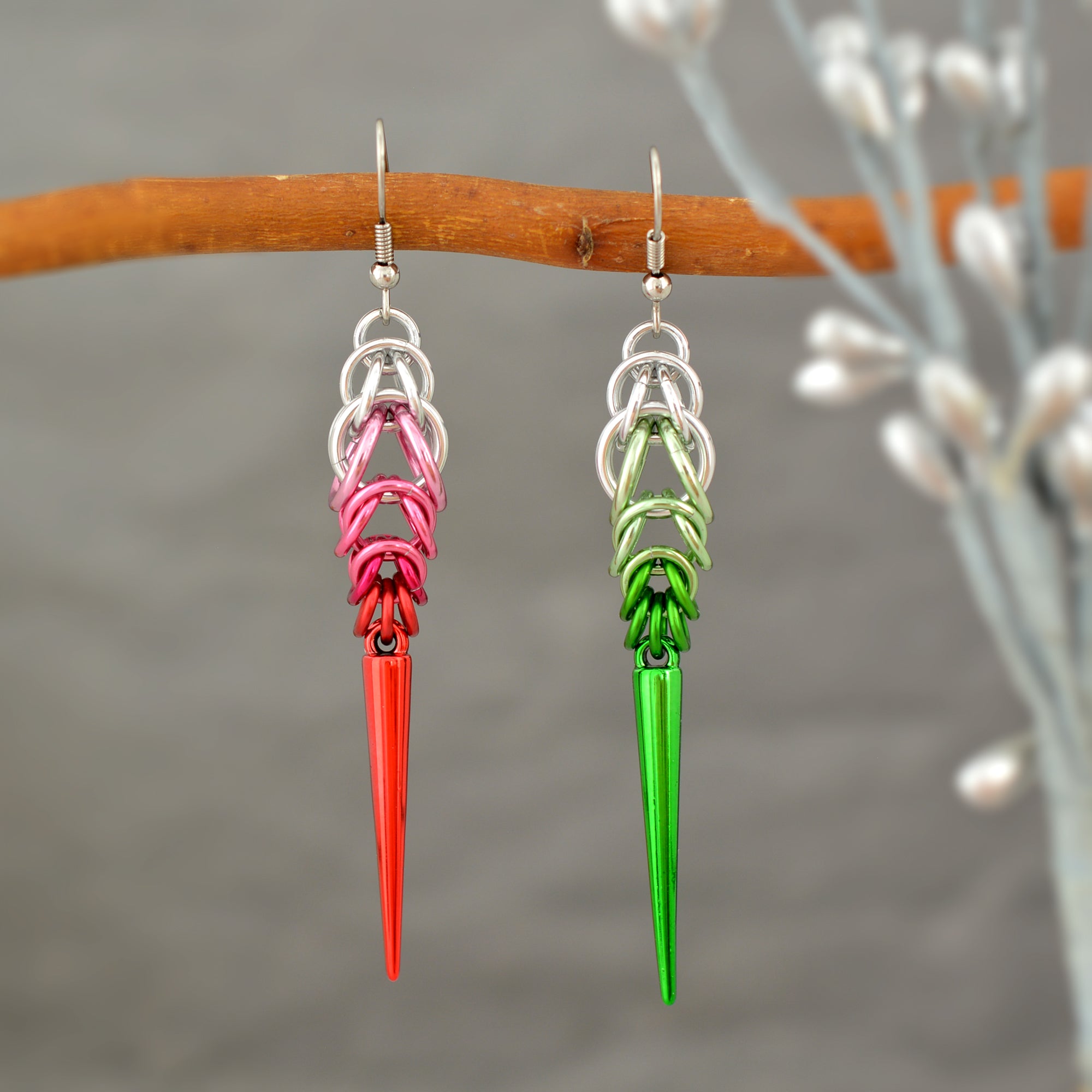 RESERVED: Custom Mismatch Spike Earrings