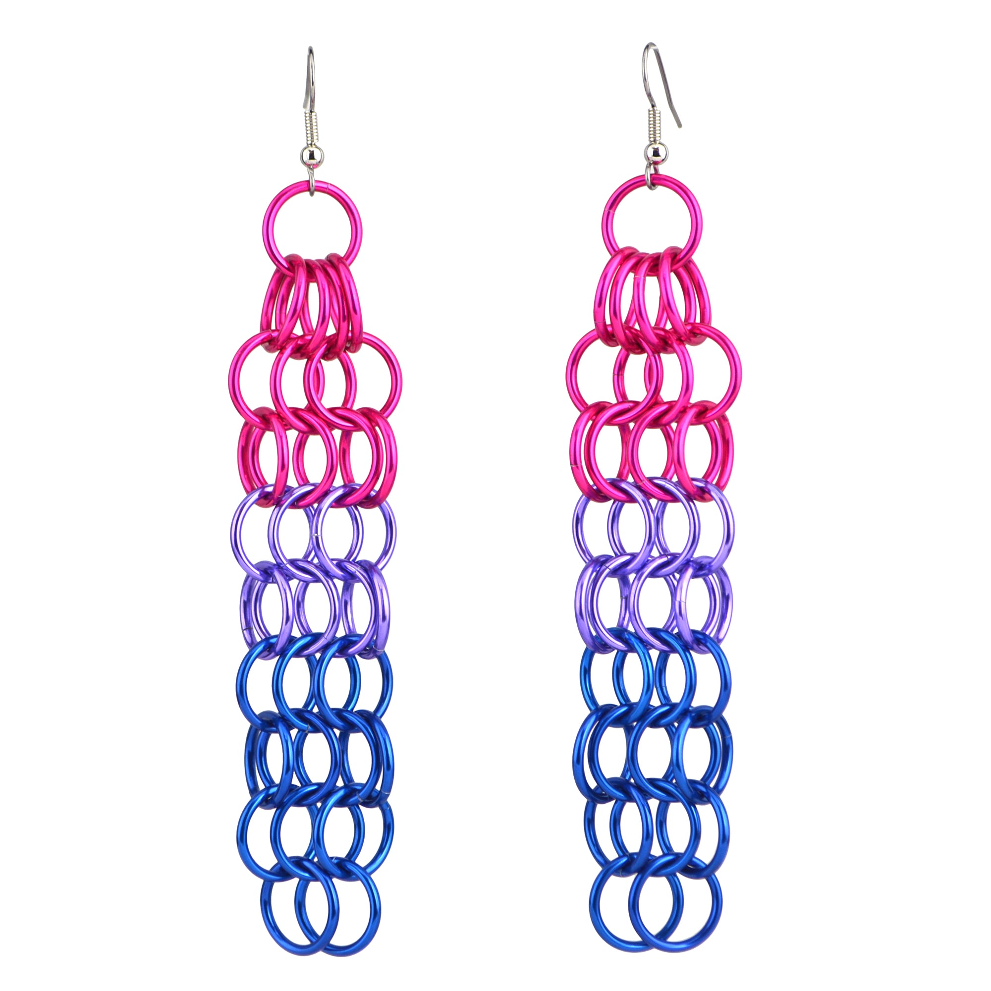 Bisexual Pride - Mesh Earrings