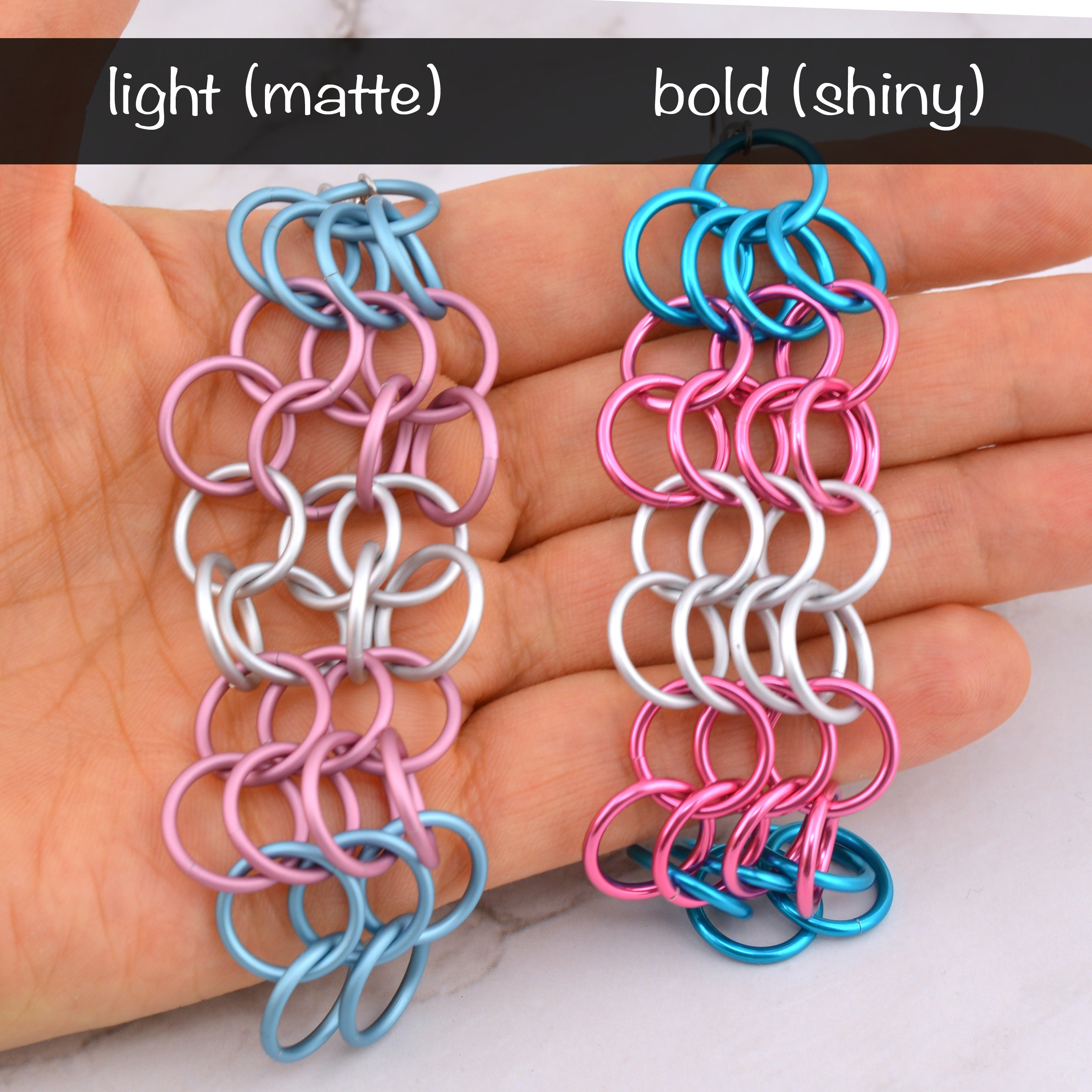 Transgender Pride - Mesh Earrings
