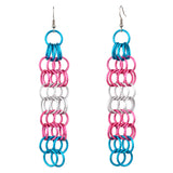 Transgender Pride - Mesh Earrings