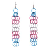 Transgender Pride - Mesh Earrings