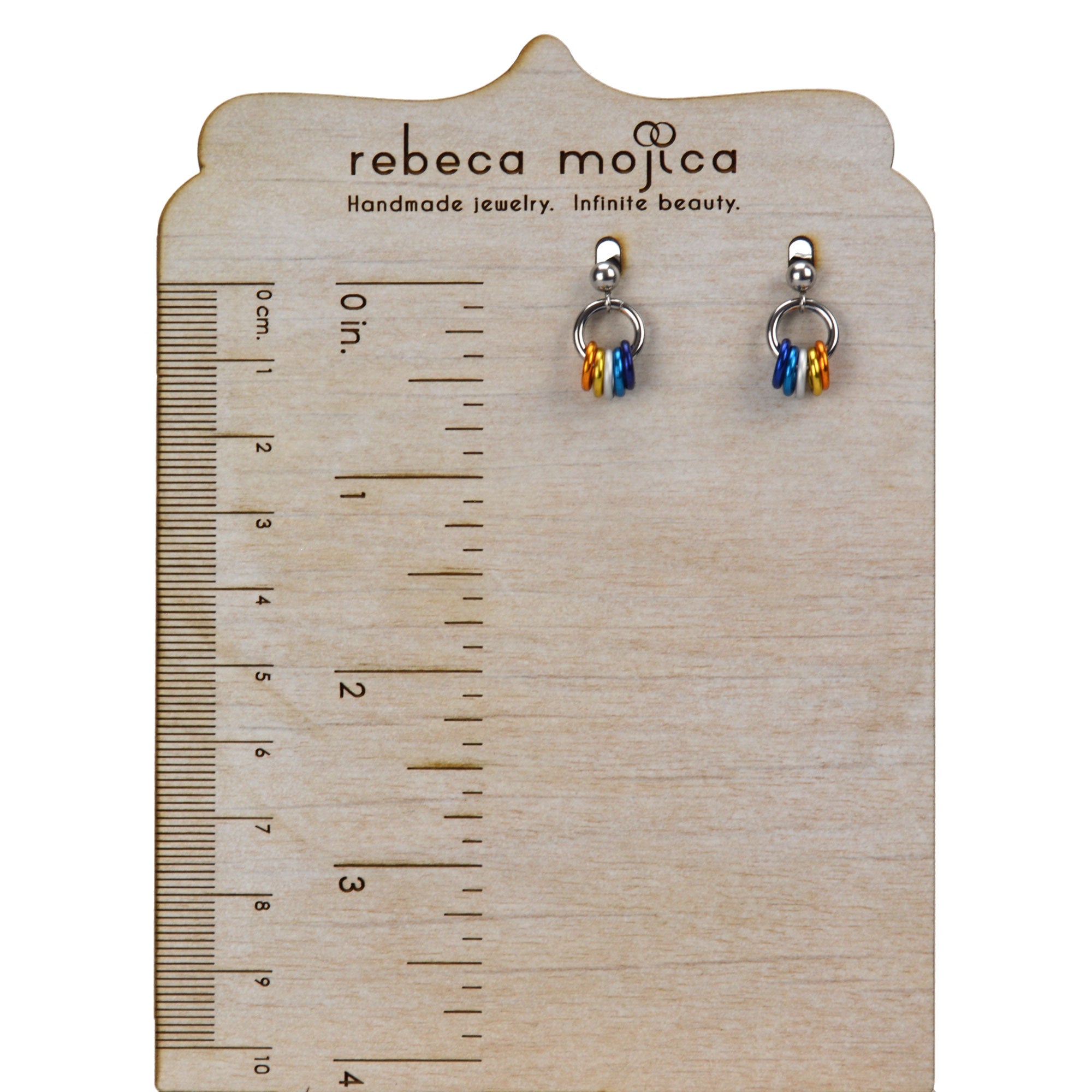 AroAce Pride - Tiny Flag Earring Studs