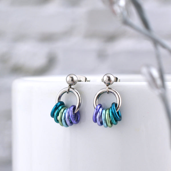 Neptunic Pride - Tiny Flag Earring Studs