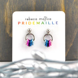 Omnisexual Pride Tiny Flag Earring Studs