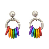 Rainbow Pride - Tiny Flag Earring Studs
