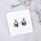 Rainbow Pride - Tiny Flag Earring