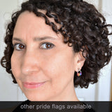 Genderfaun Pride - Tiny Flag Earring