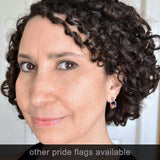 AroAce Pride - Tiny Flag Earring