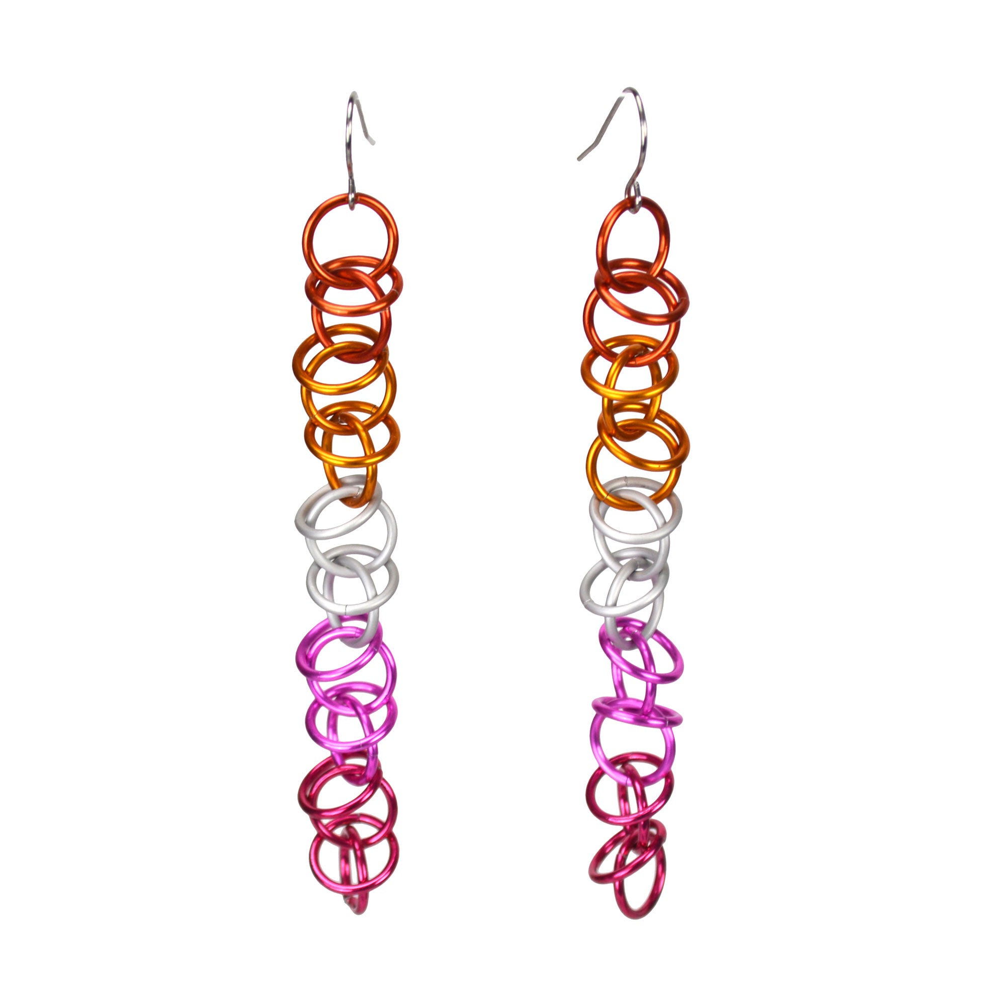 Lesbian Pride - Orbital Earrings