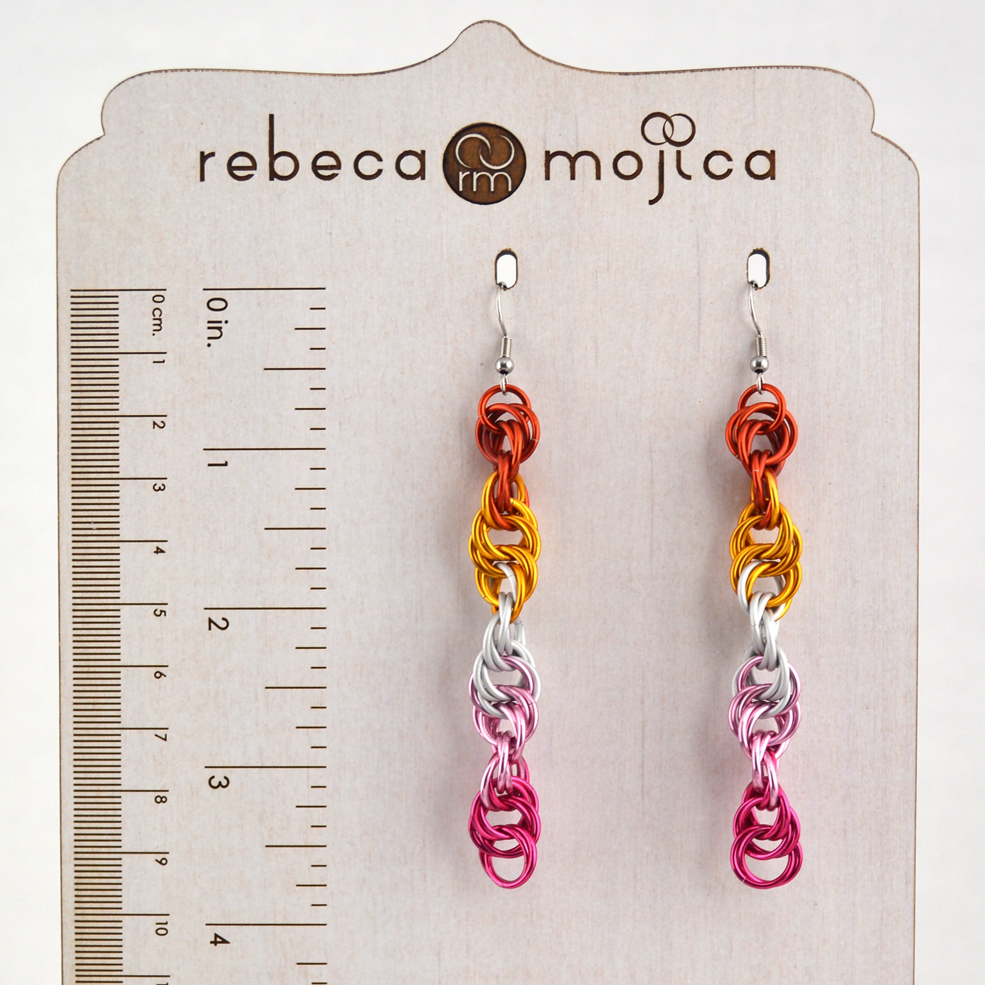 Lesbian Pride - Helix Earrings