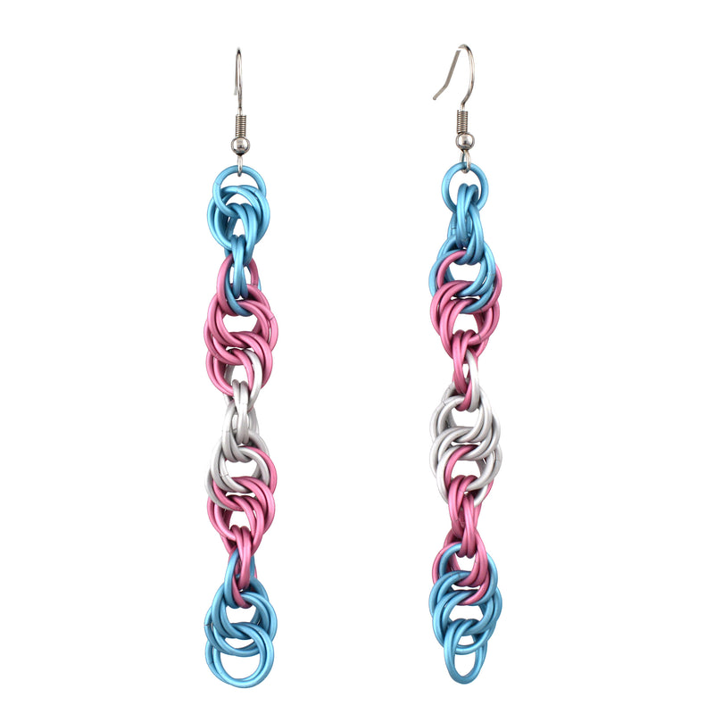 Transgender Pride - Helix Earrings