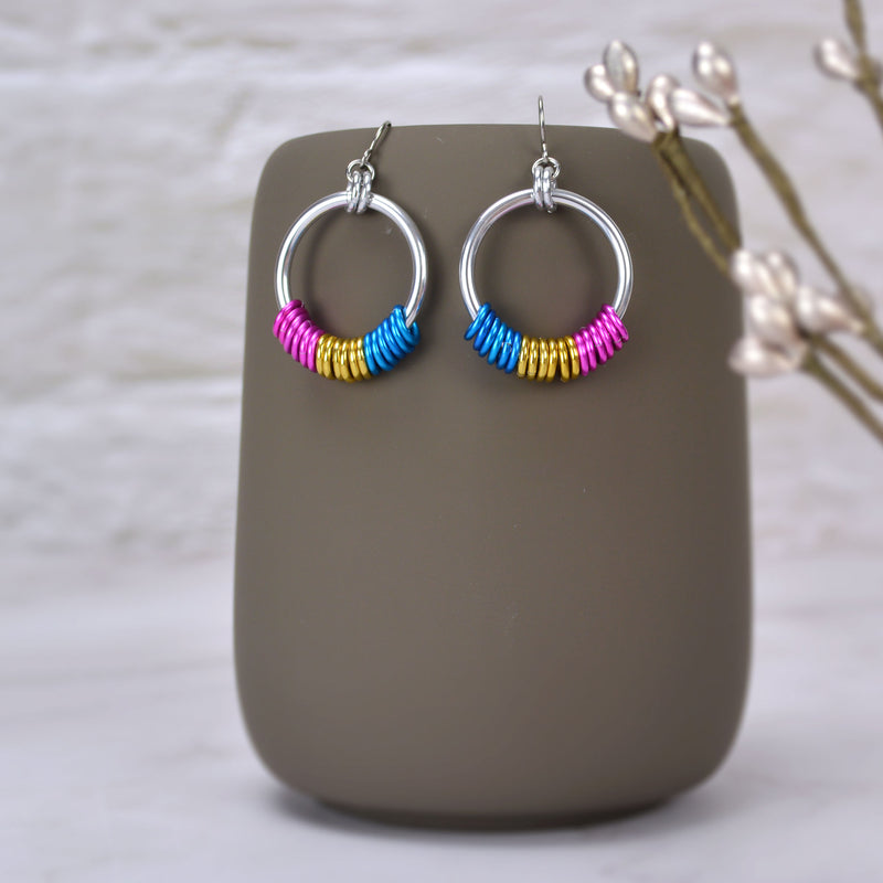 Pansexual Pride - Hoop Earring