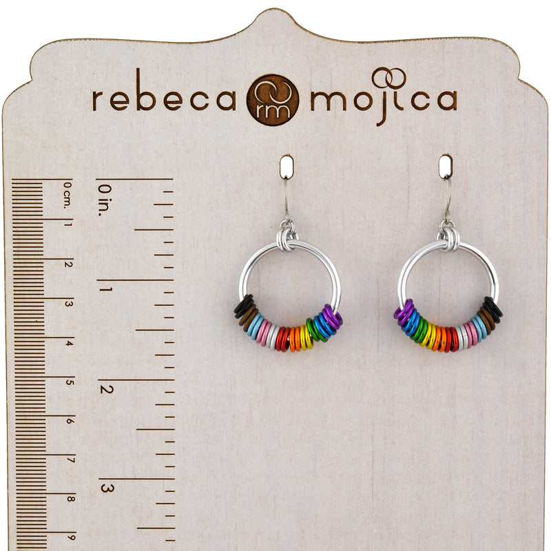 Rainbow Progress Pride - Hoop Earring