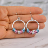 Transgender Pride - Hoop Earring