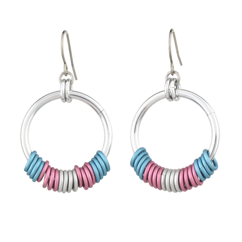 Transgender Pride - Hoop Earring