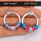 Transgender Pride - Hoop Earring