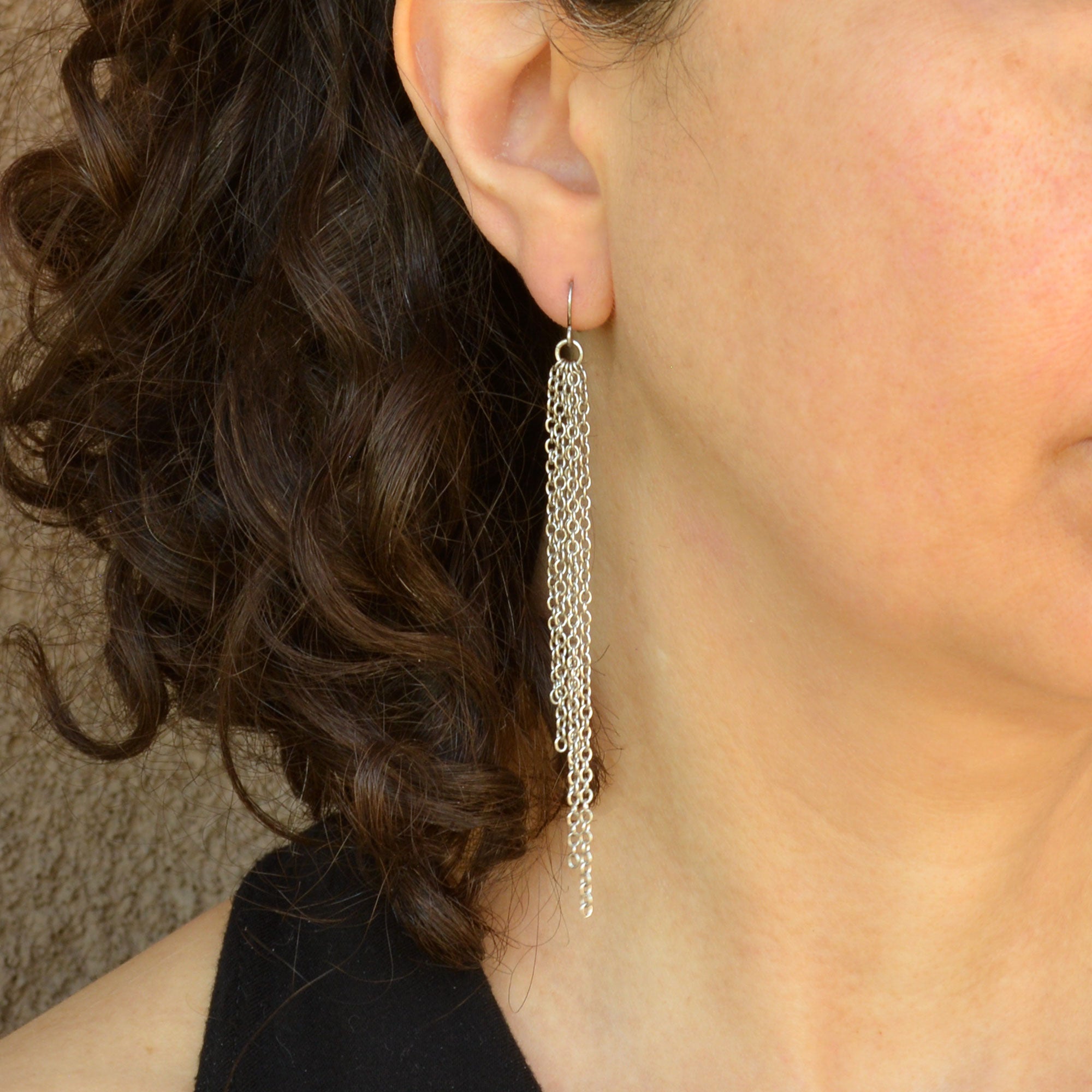 Long Tassel Earrings