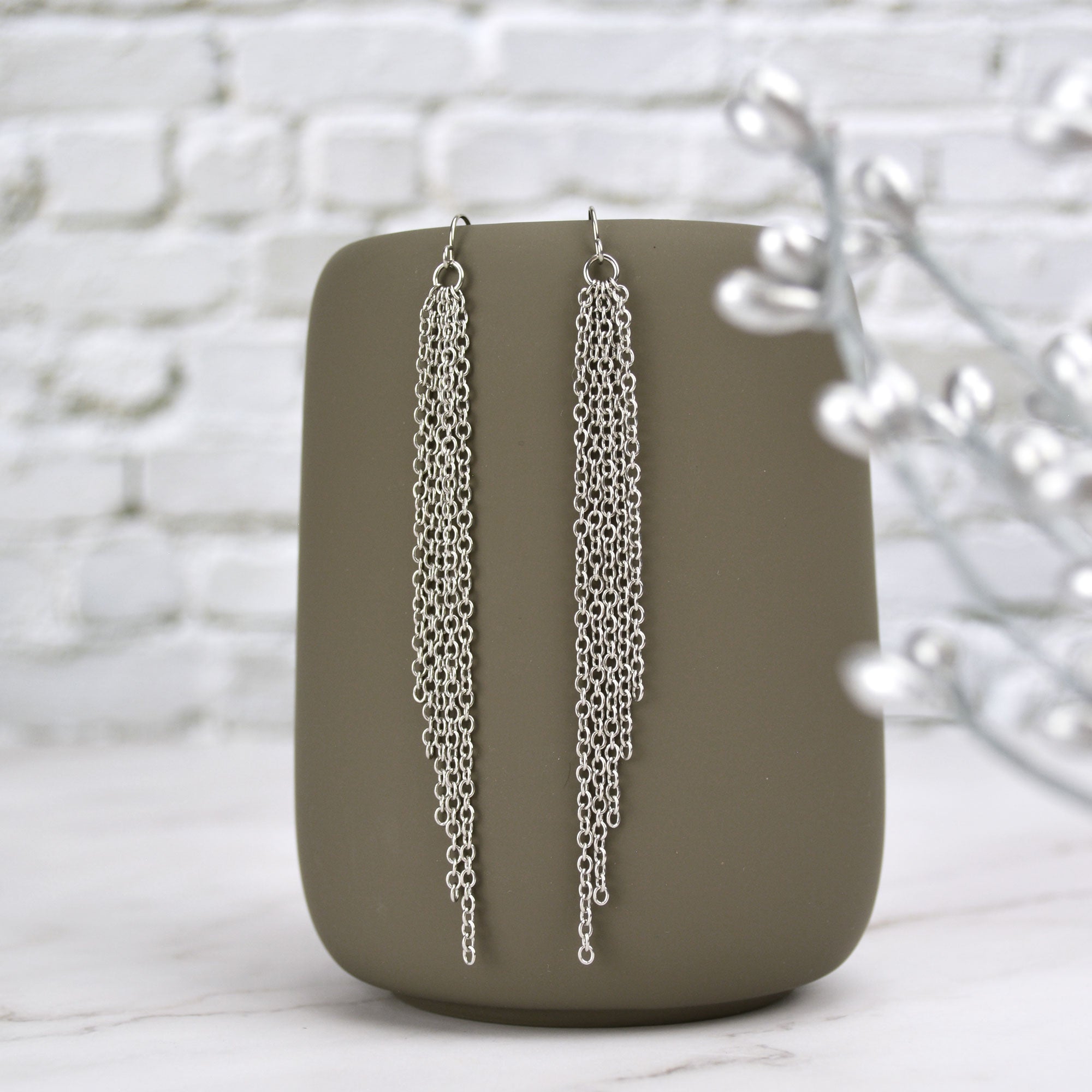 Long Tassel Earrings