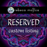 RESERVED: Custom Large Swirl pendant - pastels