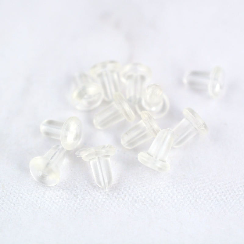 Rubber Earring Backs 12 pc (6 pairs)